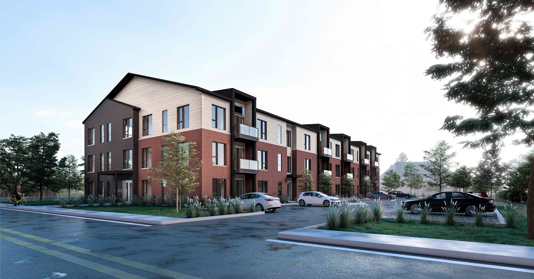 Condos locatifs &agrave; Sainte-Marthe-sur-le-Lac - Projet Escapade